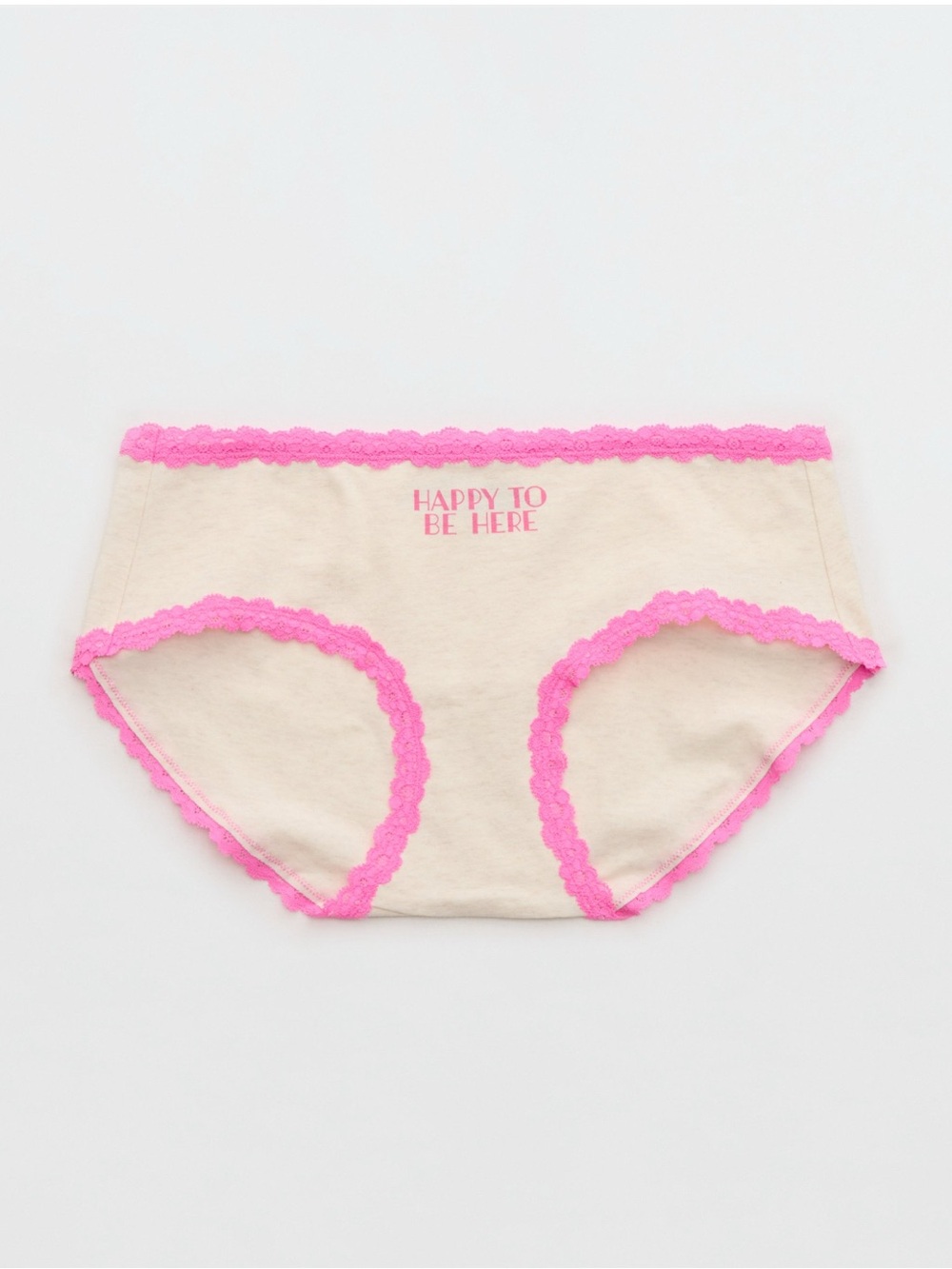 NWT Aerie Superchill Cotton Lace Boybrief Panty